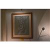 Image 1 : FRAMED ORIGINAL MADGE TENNENT CHARCOAL DRAWING; SIGNED & DTD 1939 (28 1/4" X 34 3/4")