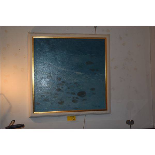 FRAMED ORIGINAL OIL ON CANVAS; SIGNED LOUIS POHL (41" X 41")