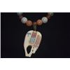 Image 5 : JADE & BONE HORSE NECKLACE & MIXED COLLECTOR'S BEAD BRACELET (2 PCS)