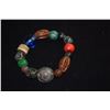 Image 6 : JADE & BONE HORSE NECKLACE & MIXED COLLECTOR'S BEAD BRACELET (2 PCS)