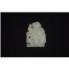 Image 2 : ANTIQUE CHINESE NEPHRITE WHITE JADE CARVING OF BOY & FLOWER BASKET W/WOOD STAND (2")