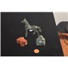 Image 1 : SANDSTONE FROG, JADE LIKE STONE HORSE & BUDDHA (3 PCS)
