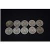Image 11 : 1940-1949 WASHINTON SILVER QUARTERS - 1940 (4), (1941 (6), 1942 (11),1943 (10), 1944 (10), 1945 (5),
