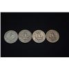 Image 19 : 1940-1949 WASHINTON SILVER QUARTERS - 1940 (4), (1941 (6), 1942 (11),1943 (10), 1944 (10), 1945 (5),