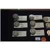 Image 2 : 1940-1949 WASHINTON SILVER QUARTERS - 1940 (4), (1941 (6), 1942 (11),1943 (10), 1944 (10), 1945 (5),