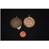 Image 1 : PENDANTS: 1923 PEACE SILVER DOLLAR & 1921 MORGAN SILVER DOLLAR (2 PCS)