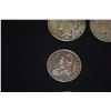 Image 3 : 1830 CAPPED BUST HALF DOLLAR, BRAIDED HAIR LARGE CENT, COPPER COINS (5) & PEACE SILVER DOLLARS (2) (