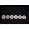 Image 3 : 1950-1959 WASHINGTON SILVER QUARTERS - 1950 (6), 1951 (5), 1952 (5), 1953 (12), 1954 (11), 1955 (1),