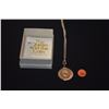 Image 1 : REPLICA QUEEN LILIUOKALANI COIN NECKLACE (EDWARD D. SULTON CO., LTD)