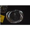 Image 2 : ORREFORS CRYSTAL CANDLE HOLDER & ORREFORS HEART VASE (2 PCS)