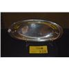 Image 1 : STERLING SILVER HAND HAMMERED TRAY (253 G) (DOES NOT INCLUDE STAND)