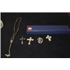 Image 1 : COLLECTION OF CHRISTIAN PENDANTS & ROSARY (5 PCS)