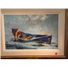 Image 3 : FRAMED OIL ON CANVAS; SIGNED TAGAMI '60 (24 3/4" x 18 3/4")