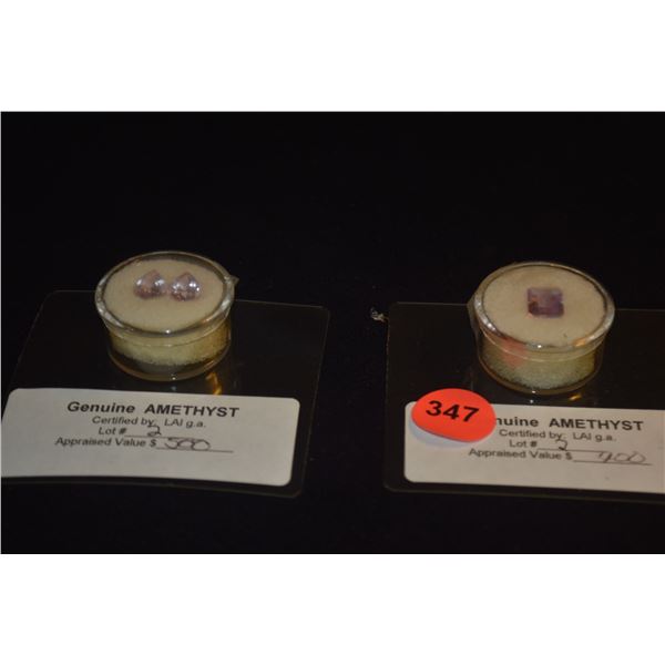 AMETHYST GEM STONES (3 PCS)