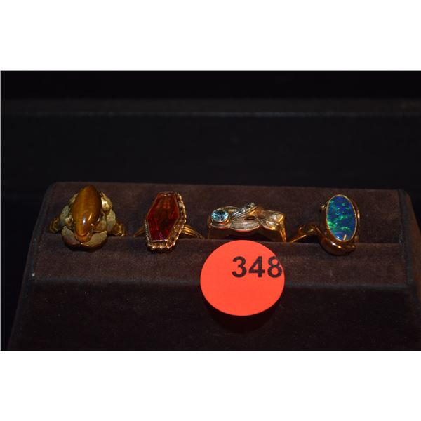 VINTAGE 10K RINGS (12.9 GTW) (4 PCS)