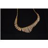 Image 2 : 14K ROSE GOLD, WHITE GOLD & YELLOW GOLD NECKLACE (16") (18.7 G)