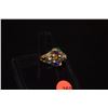 Image 3 : 14K GEMSET PRINCESS RING (10.9 GTW)