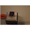 Image 2 : 14K (TESTED) ALEXANDRITE (SYNTHETIC) RING, SIZE 7 (4.7 GTW)