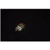 Image 4 : 14K WG OLD EUROPEAN CUT CLUSTER DIAMOND RING, (3 CENTER DIAMONDS APPROX 1.40 CTW, & NUMEROUS MELEE D