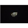 Image 5 : 14K WG OLD EUROPEAN CUT CLUSTER DIAMOND RING, (3 CENTER DIAMONDS APPROX 1.40 CTW, & NUMEROUS MELEE D