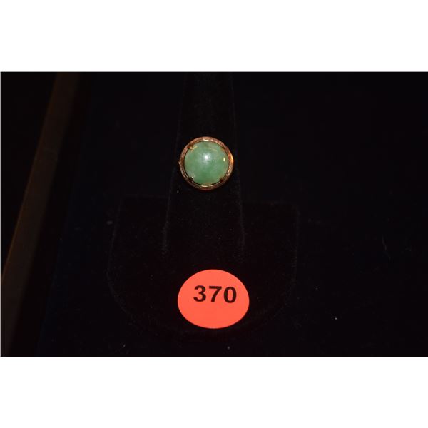 14K JADE RING (3.5 GTW)