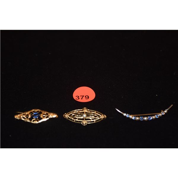 14K VINTAGE PINS (7.3 GTW)