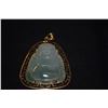 Image 2 : 14K CARVED JADE PENDANT