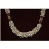 Image 3 : 23" HAWAIIAN NI'IHAU SHELL NECKLACE, MOMI SHELLS & RED & PINK KAHELELANI IN POE POE STYLE
