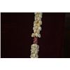 Image 5 : 23" HAWAIIAN NI'IHAU SHELL NECKLACE, MOMI SHELLS & RED & PINK KAHELELANI IN POE POE STYLE