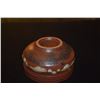 Image 5 : TEA BOWL W/KEAWE ASH & WHITE GLAZE BRUSHSTROKES; HIGA (5" X 3") (DOES NOT INCLUDE STAND)