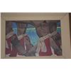 Image 3 : KOA FRAMED PAINTING, MAKAHIKI; SIGNED GASTON '07 (18 1/2" X 14 1/2")