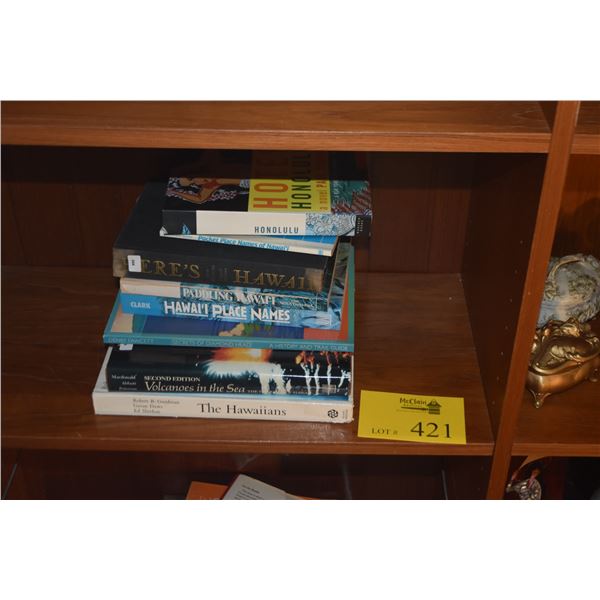 BOOKS ON HAWAII (8 PCS)