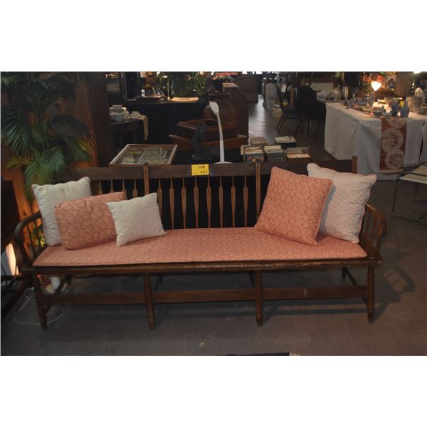 78 1/2" ANTIQUE DEACON'S BENCH