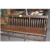 Image 3 : 78 1/2" ANTIQUE DEACON'S BENCH