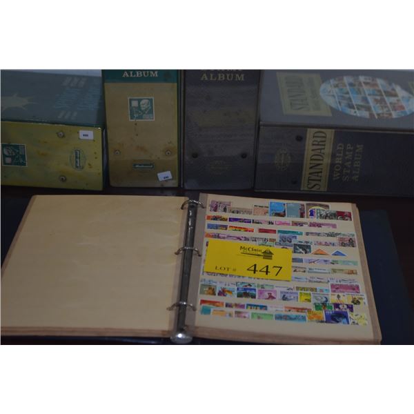 WORLD STAMP ALBUMS (5 PCS)