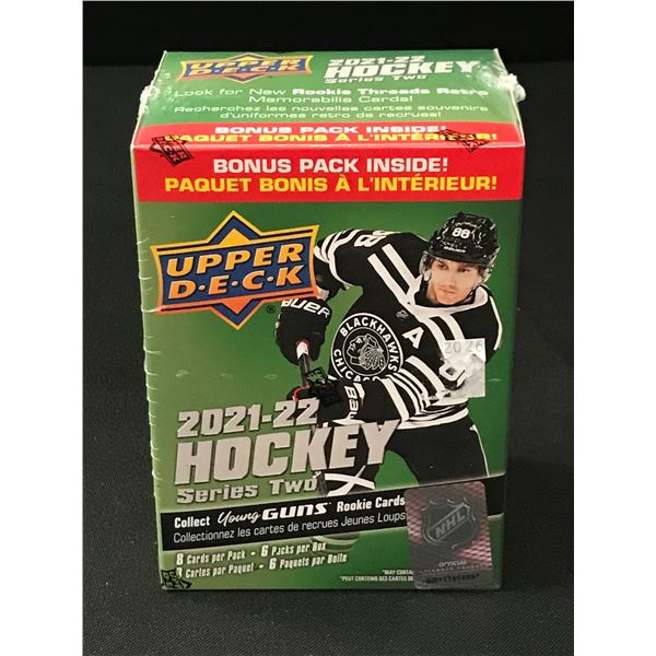 2021-22 UPPER DECK SERIES TWO SEALED TRADING CARD BOX