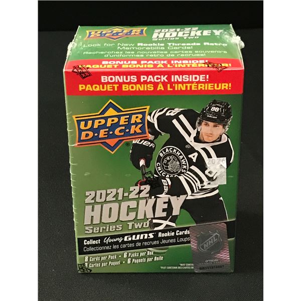 2021-22 UPPER DECK SERIES TWO SEALED TRADING CARD BOX