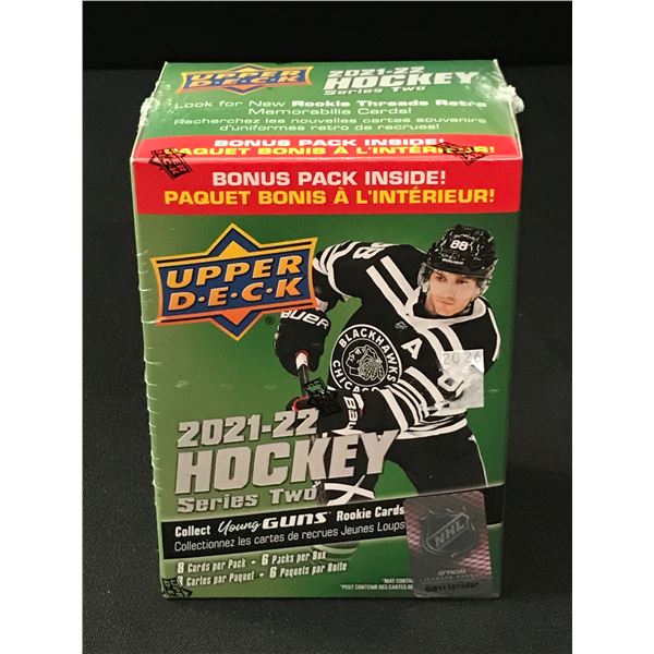 2021-22 UPPER DECK SERIES TWO SEALED TRADING CARD BOX