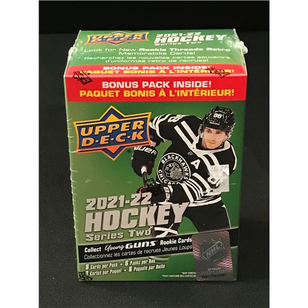 2021-22 UPPER DECK SERIES TWO SEALED TRADING CARD BOX