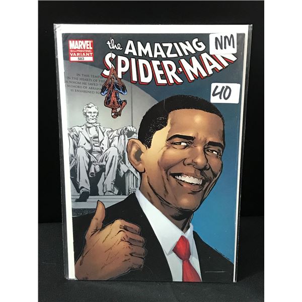 THE AMAZING SPIDERMAN #583 5TH PRINTING VARIANT - MARVEL COMICS