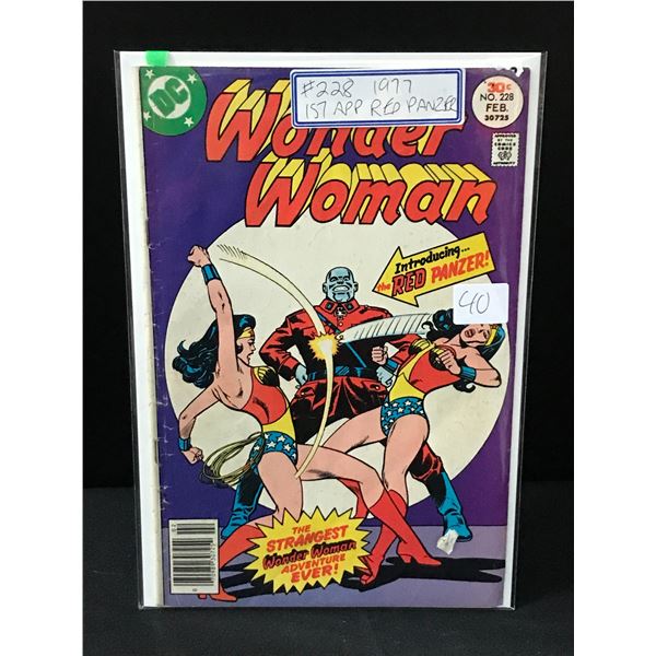 Wonder Woman #228 (1977) 1ST RED PANZER - DC COMICS