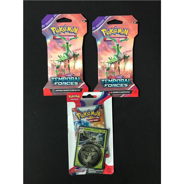 LOT OF 3 POKEMON TCG SEALED PACKS