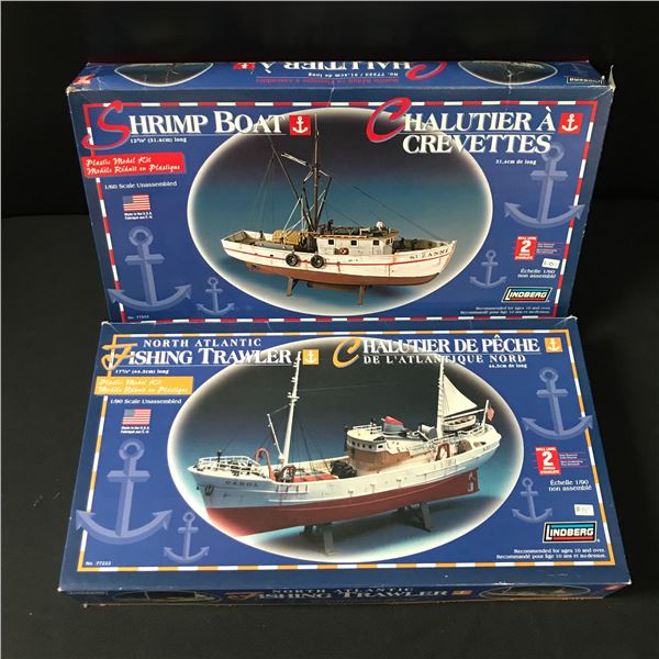 LOT OF 2 FISHING BASED MODEL KITS - IN ORIGINAL PACKAGING
