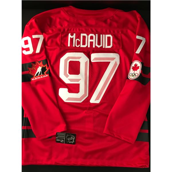 CONNOR MCDAVID  2026 TEAM CANADA  OLYMPIC HOCKEY JERSEY