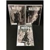 Image 1 : LOT OF 3 DISNEY VILLAINS MALEFICENT #1 COMICS - MARVEL COMICS