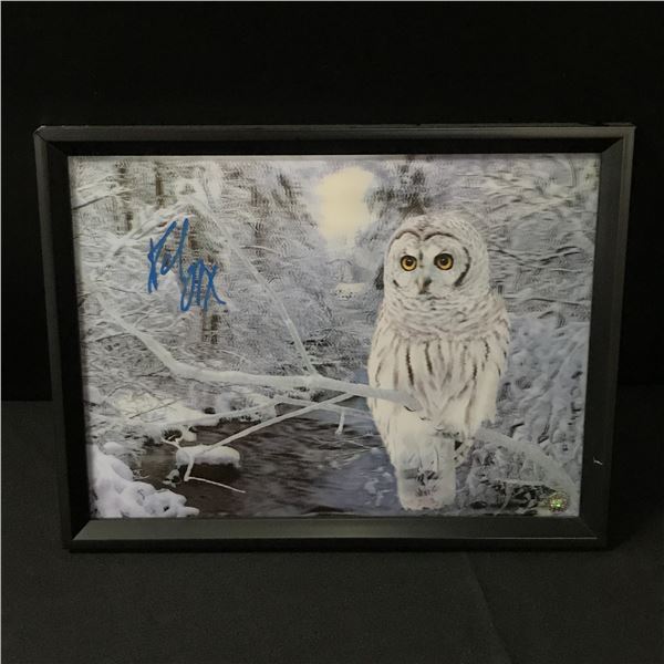 DANIEL RADCLIFFE SIGNED AND FRAMED 11X14 3D OWL - KB COA