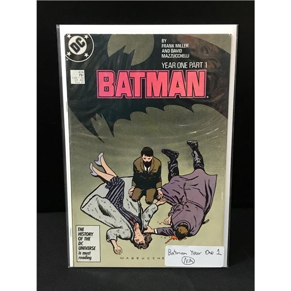BATMAN YEAR 1 PART ONE - DC COMICS