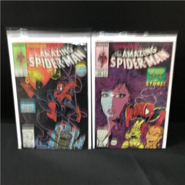 LOT OF 2 AMAZING SPIDERMAN COMICS - MARVEL COMICS