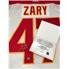 Image 2 : CONNOR ZARY SIGNED CALGARY FLAMES ADIDAS PRO  HOCKEY JESEY - COJO COA