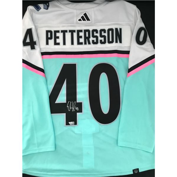 ELIAS PETTERSSON SIGNED WESTERN CONFERENCE ALL STAR HOCKEY JERSEY - FANATICS COA